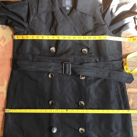 Jane Post for Saks Fifth Trench Coat - Picture 7 of 9